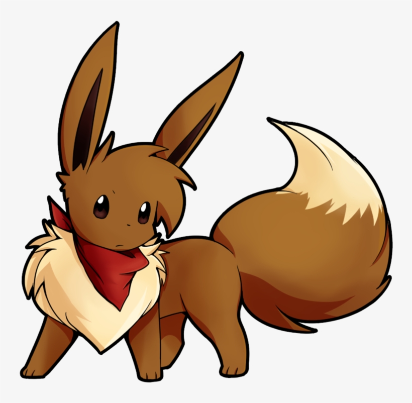 Kairi The Eevee By Kairi - Eevee With Scarf, transparent png