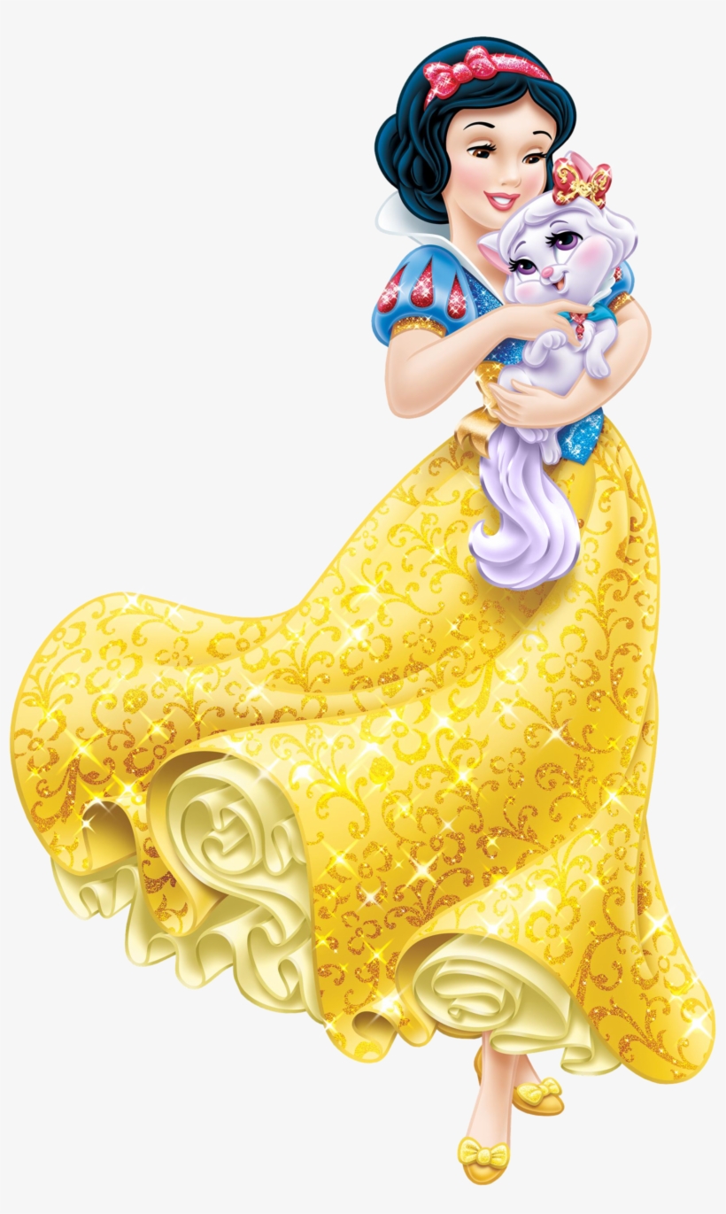 Disney Princess Snow White With Little Kitten Transparent - Snow White Aurora Princess, transparent png