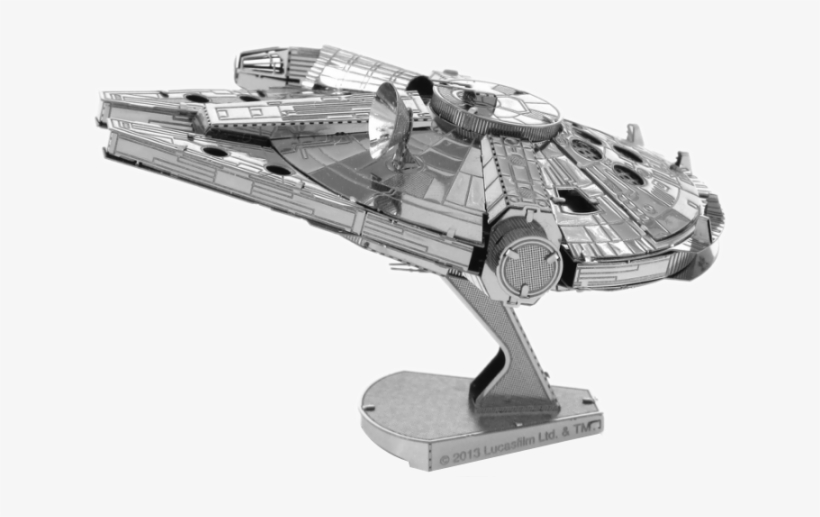Star Wars - Star Wars Millennium Falcon Earth 3d Metal Model Kit, transparent png