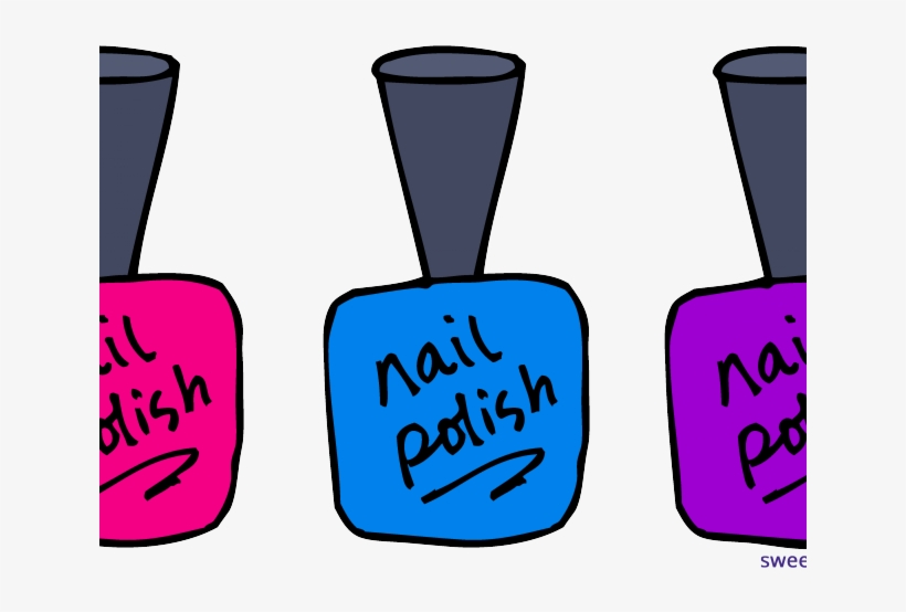 Nail Polish Clipart Cute - Nail Polish In Clip Art, transparent png