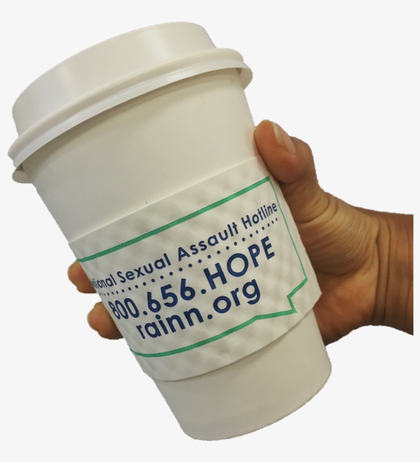 Holding Coffee Cup With Rainn Coffee Sleeve, National - Infant Formula, transparent png