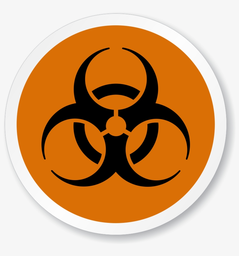 Biohazard Symbol Iso Circle Sign - Biohazard Symbol, transparent png