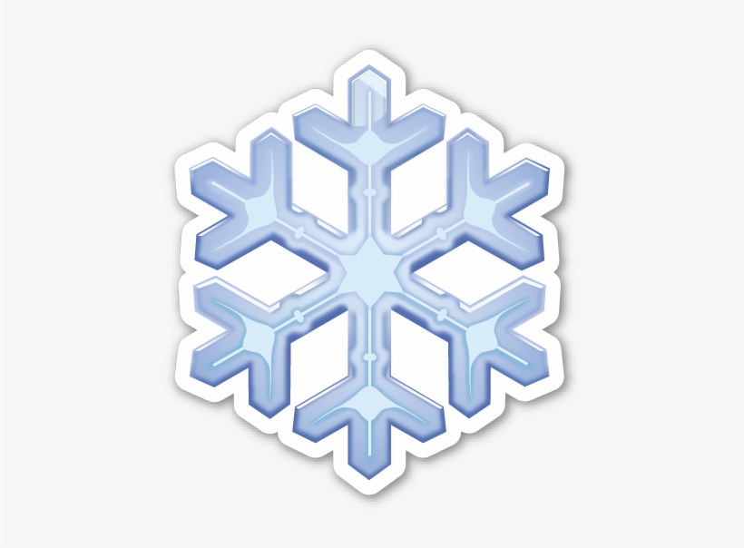 Com Emoji Stickers, Christmas And New Year, Emojis, - Snowflake Emoji Png, transparent png