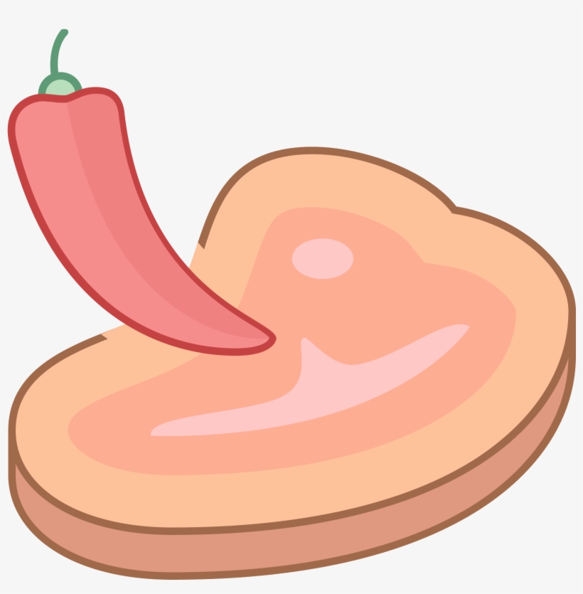 Steak Hot Icon - Steak, transparent png