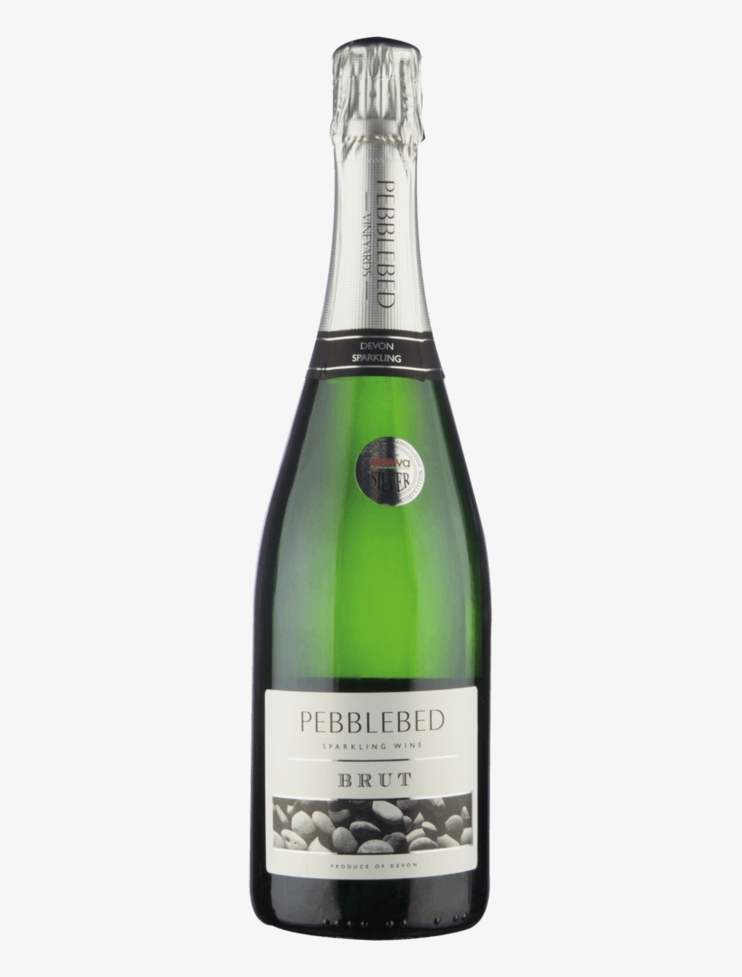 Pebblebed Brut - Glass Bottle, transparent png