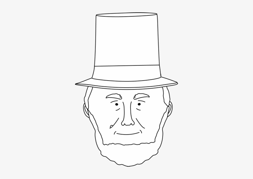 Popular Images - Abraham Lincoln Face Clip Art, transparent png