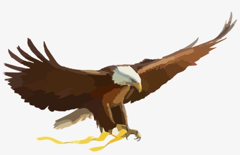 Eagle Flying Clipart - Eagle Clipart Png, transparent png
