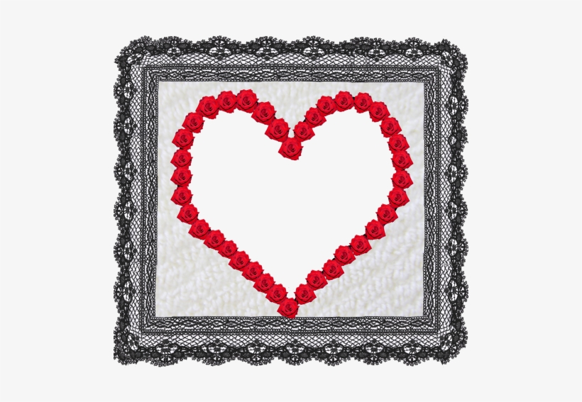 Frame,heart,lace - Heart, transparent png