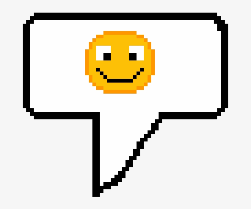 Happy Emoji Speech Bubble - Smiley, transparent png