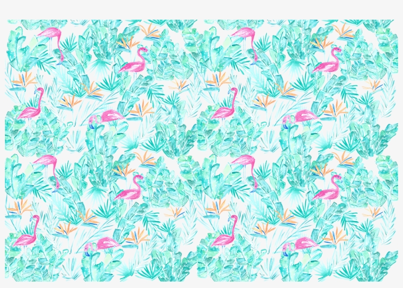 Custom Watercolor Flamingo Fabric - Watercolor Painting, transparent png