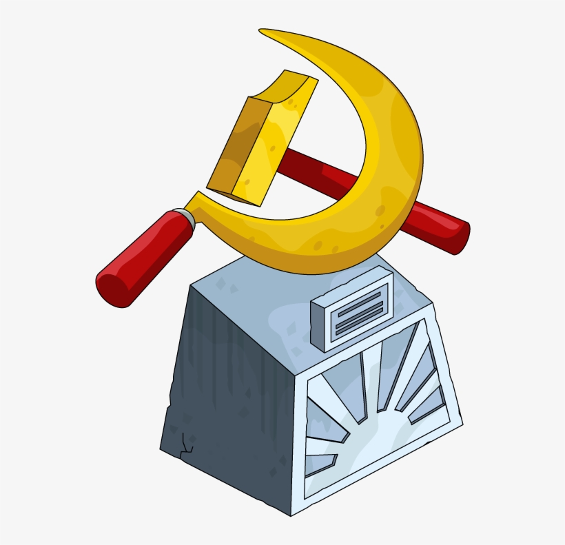 Hammer And Sickle Statue, transparent png