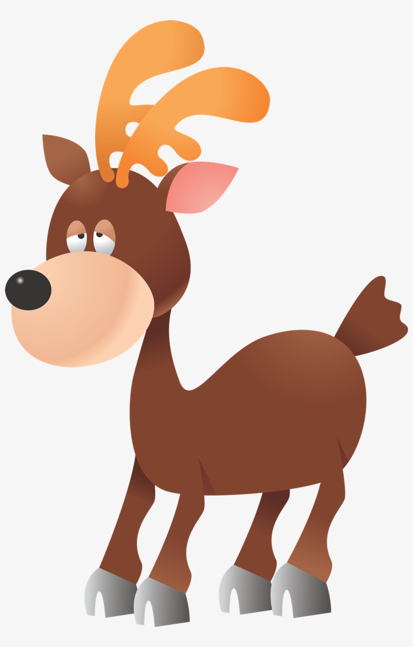 Deer Silhouette Png - Deer Cartoon Png, transparent png