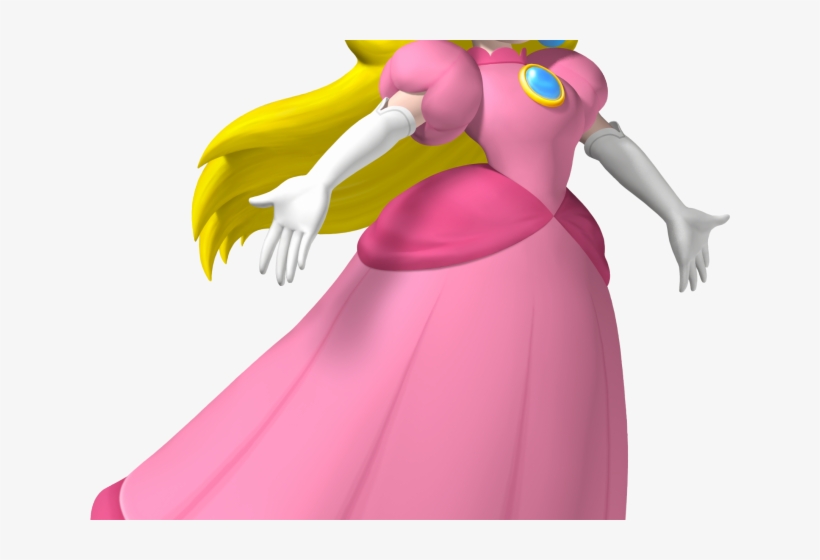 Mario Clipart Peach - Princesa De Mario Bros, transparent png