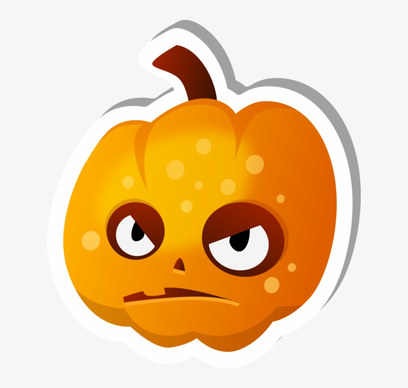 Angry Jack O' Lantern Picture Free Library - Pumpkin, transparent png