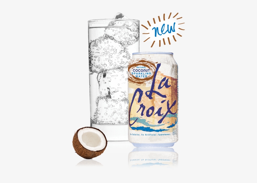 Lacroix Coconut Sparkling Water - Lacroix 100% Natural Sparkling Water | Peach Pear, transparent png