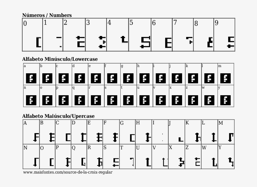 Font Details Source De La Croix Regular - Font, transparent png