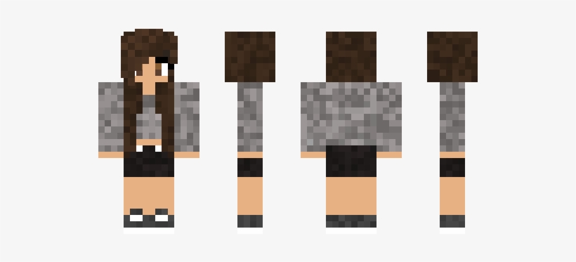 Minecraft Skin Alessiacara - Yuri Minecraft Skin Ddlc, transparent png