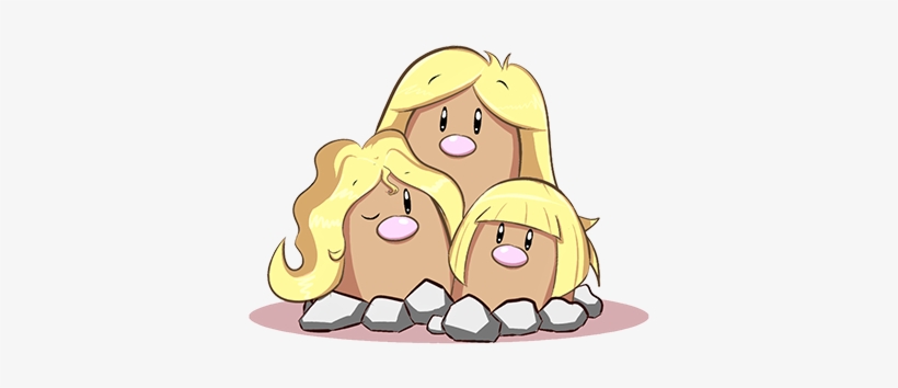 Sun/moon - Alolan Dugtrio - Alolan Dugtrio, transparent png