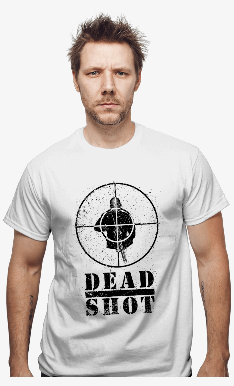 Deadshot - Deadshot Public Enemy 'suicide Squad' 2xl / White, transparent png
