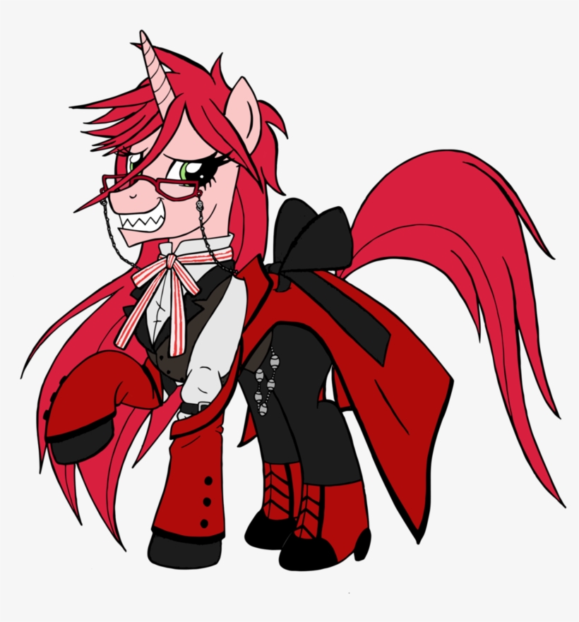#1126110 - Artist - Edcom02, Artist - Jmkplover, Black - Grell Sutcliff Png, transparent png
