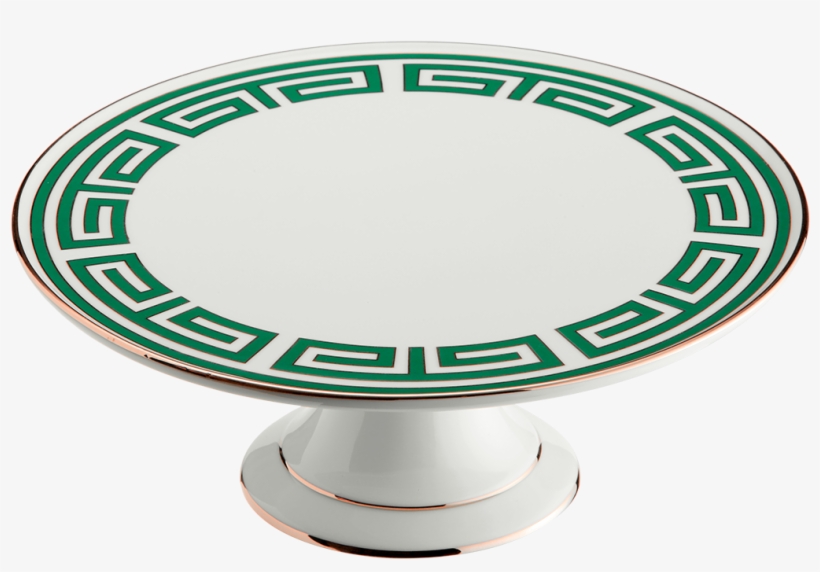 Richard Ginori Labirinto Smeraldo Cake Stand 26cm, transparent png
