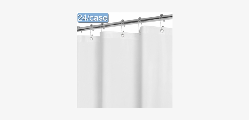Maytex No Mildew Vinyl Shower Curtain Liner, Beige, transparent png