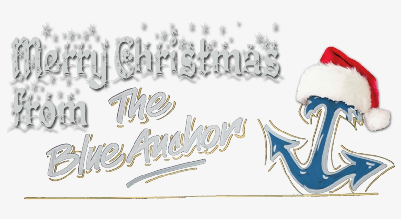Merry Christmas Everyone By Blue Anchor - Calligraphy, transparent png