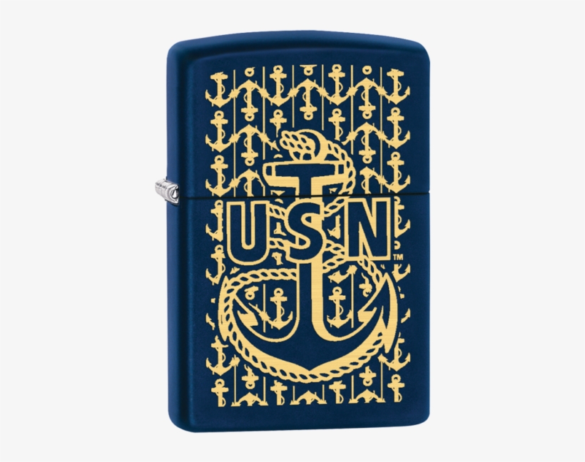 Zippo 29122 Navy Anchor Navy Lighter Withflint, transparent png
