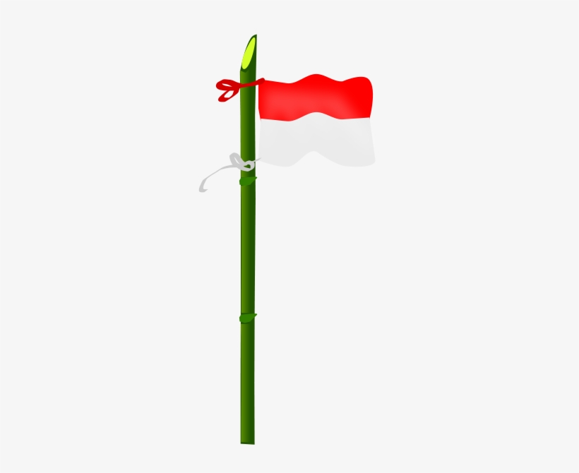 Bamboo And Indonesian Flag Png Images - Indonesian Flag Clip Art, transparent png