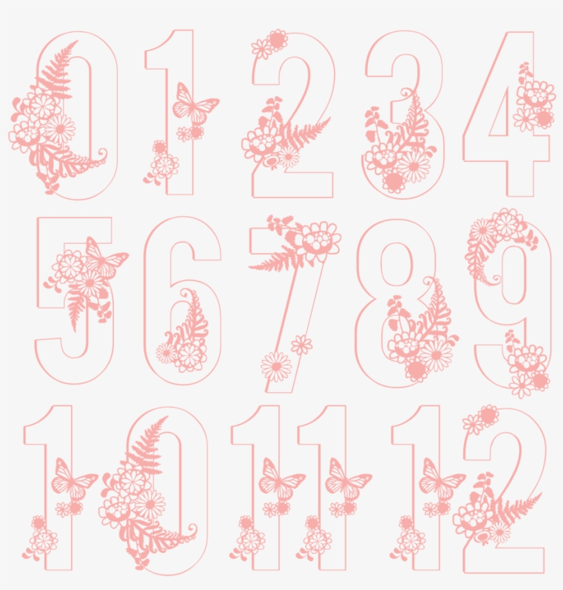 Siri Numbers Font Nonna - Only, transparent png
