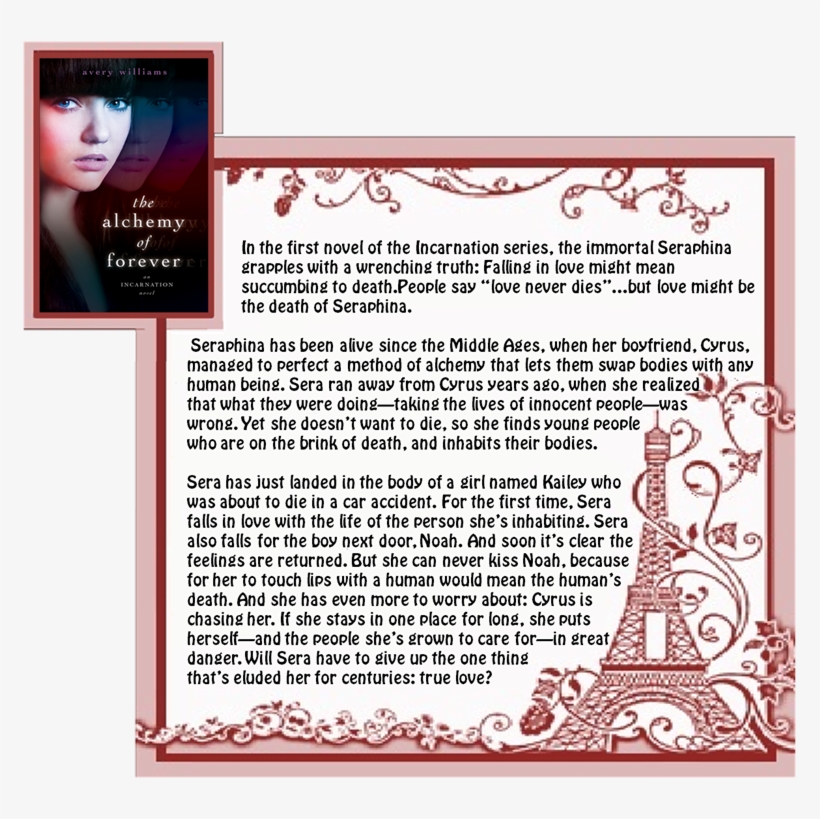 Being An Incarnate Is Far More Dangerous Than Serpahina - Alchemy Of Forever: An Incarnation Novel [book], transparent png