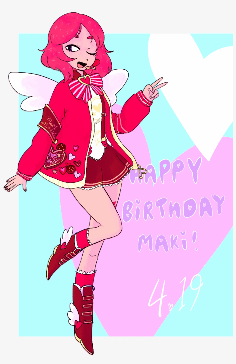 Maki Nishikino Sory Doodl Love Live Powerpuff - Illustration, transparent png