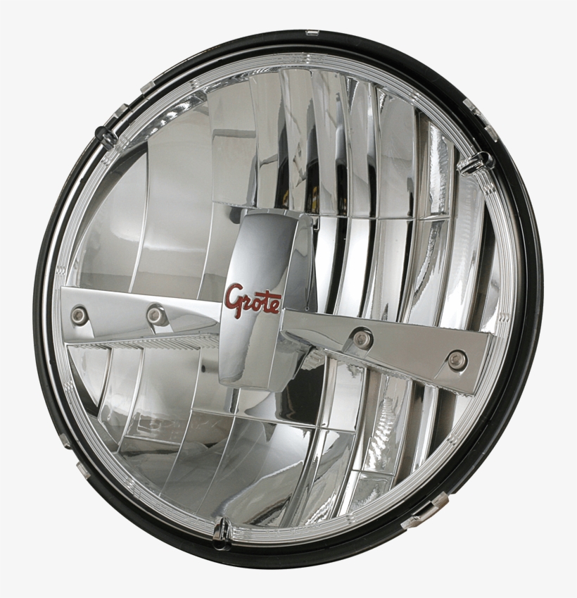 Grote 7 Inch Round Headlight - Grote 7 Inch Round Led Headlight Hi Low Beam 9v-32v, transparent png