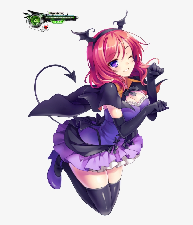 Love Live - Nishikino Maki-halloween - Ảnh Anime Girl Halloween, transparent png