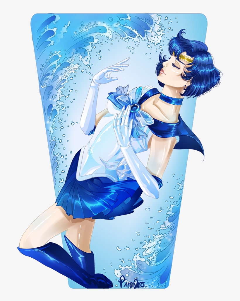 Sailor Mercury By Pirastro - Sailor Moon, transparent png