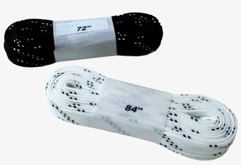 Riedell Black And White Waxed Laces - Riedell Laces Waxed 84' (213cm) Blanc, transparent png