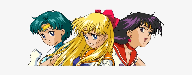 Five Magical Sailor Guardians - Evil Sailor Mars And Venus, transparent png