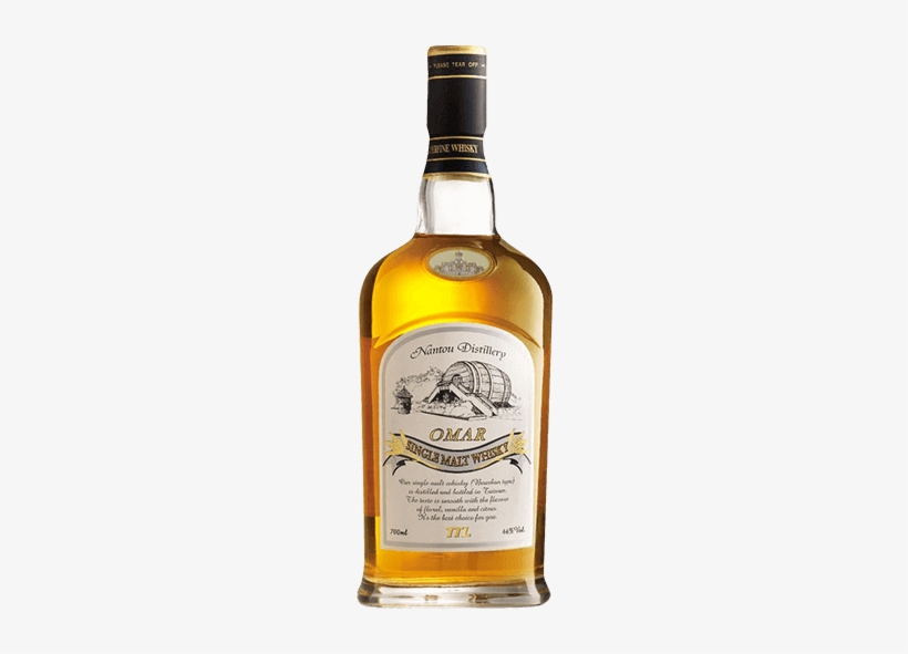 Omar Bourbon Cask Single Malt Whisky - Omar Single Malt Whisky - Bourbon Cask Single Malt, transparent png