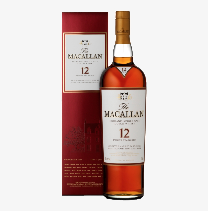 Macallan 12 Price Philippines, transparent png