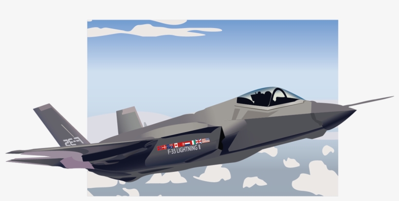 Fighter Jet 3'x5' Area Rug, transparent png