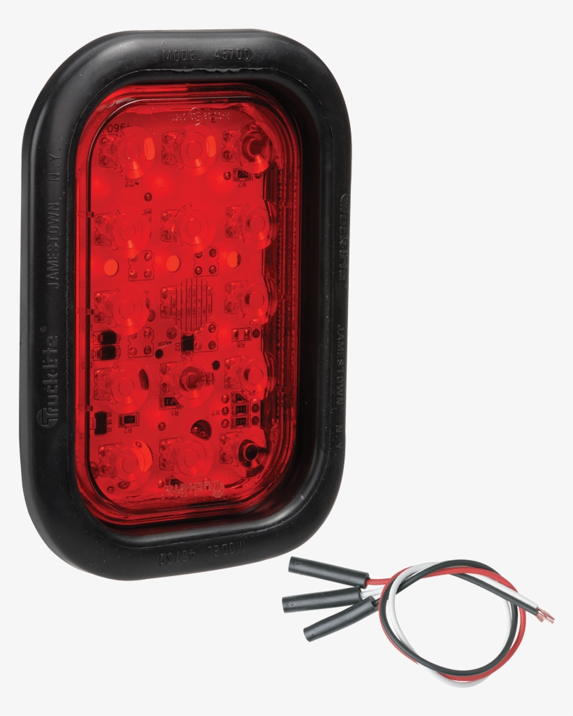 10 30 Volt Model 46 L - 10-30 Volt L.e.d Rear Stop / Tail Lamp Kit (red) With, transparent png
