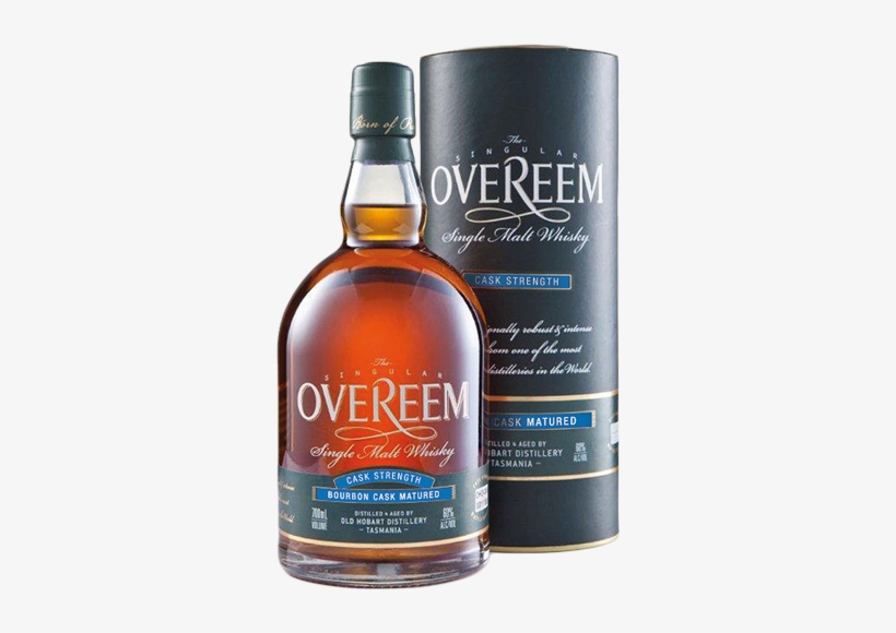 Overeem Bourbon Matured Whisky Is Aged In Ex Bourbon - Old Hobart Overeem Port Matured (cask Strength) Single, transparent png