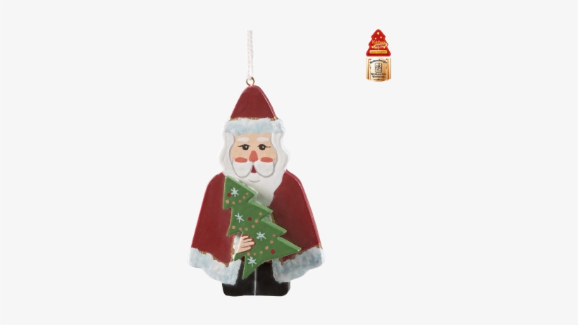 Santa With Christmas Tree - Santa Claus, transparent png