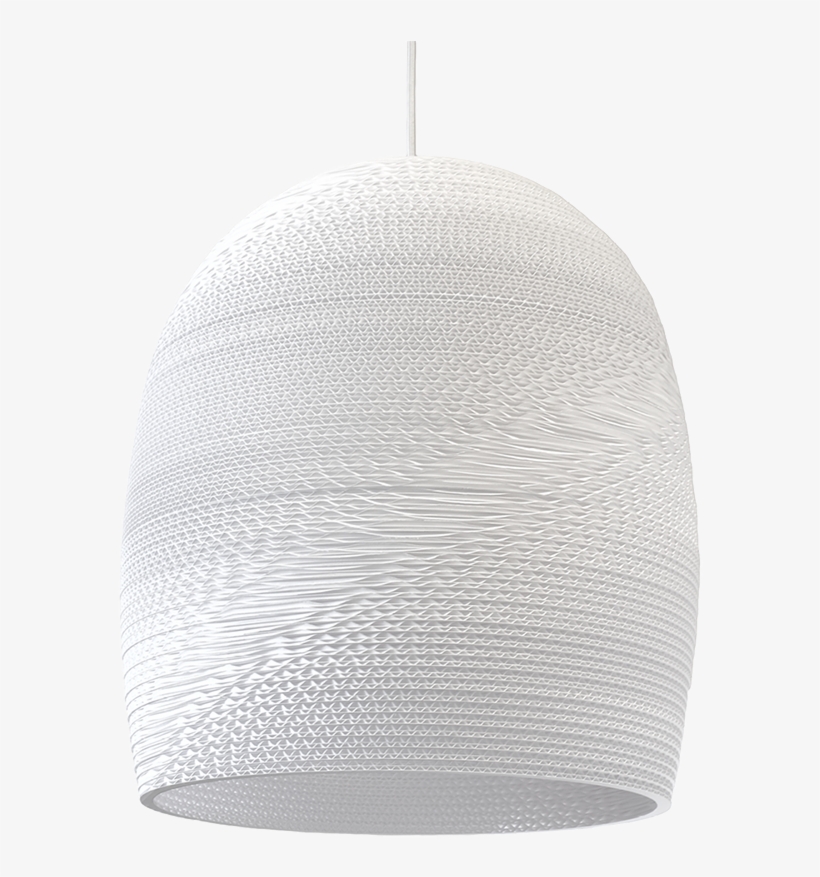Bell 16 Scraplight White Pendant Light-0 - Lampshade, transparent png