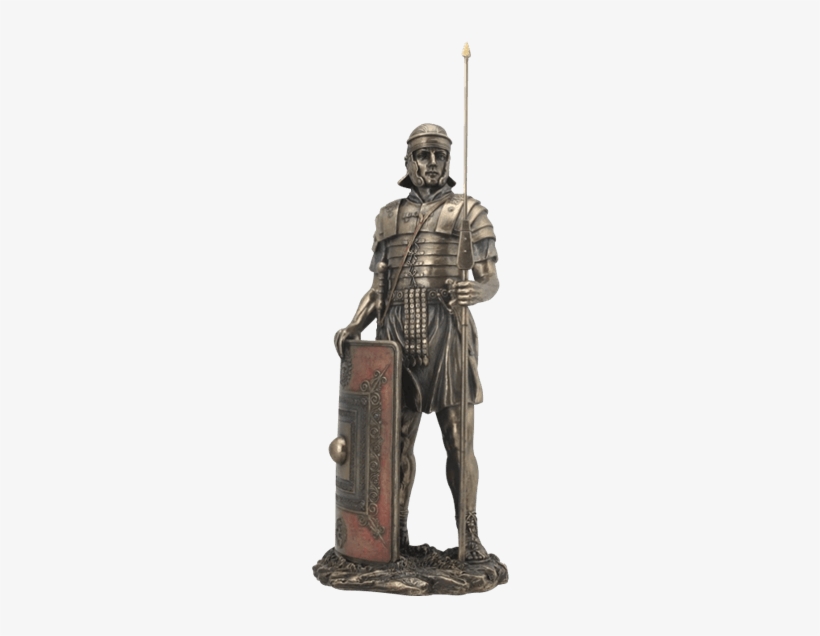 Roman Soldier With Javelin And Shield Statue - Veronese Roman Soldier Statue With Javelin And Shield, transparent png