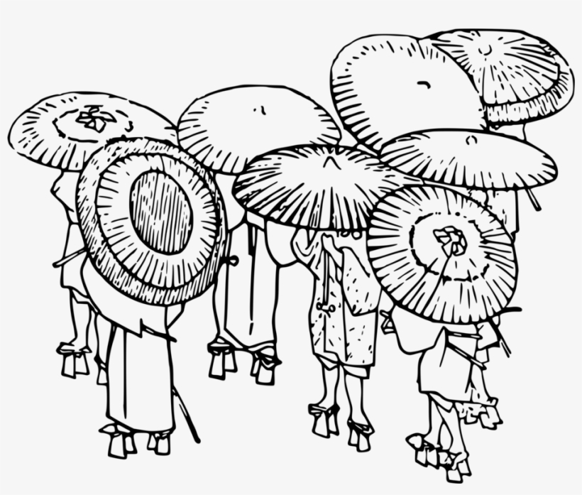 Japan Line Art Drawing Coloring Book - Illustration, transparent png