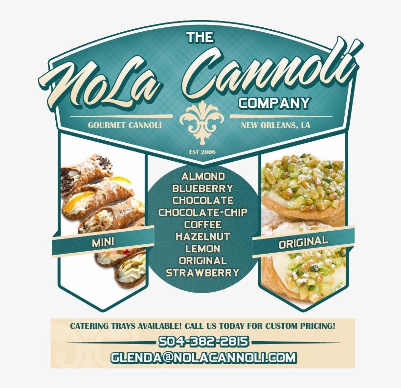 The Nola Cannoli Co - Bread, transparent png