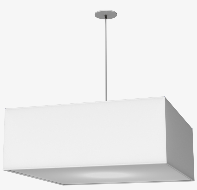 Gabriella Square Drum Pendant Light 32" Diameter X - Light, transparent png