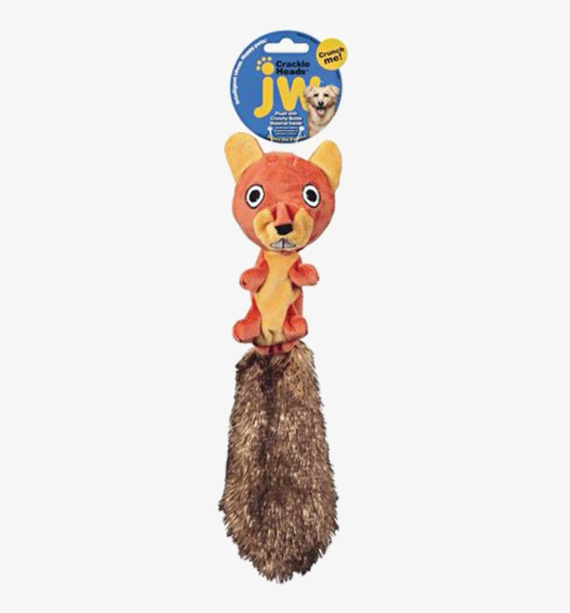 Skip To The Beginning Of The Images Gallery - Jw Pet Company Crackle Heads Skippy Squirrel Dog Toy,, transparent png