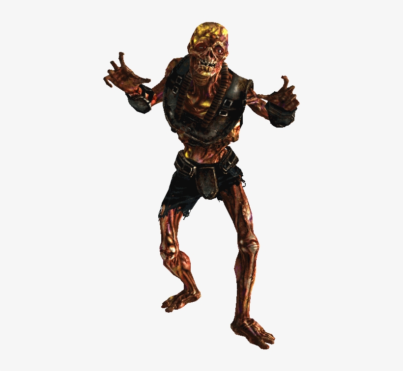 A Feral Ghoul From He Fallout Series - Fallout New Vegas Ghoul, transparent png